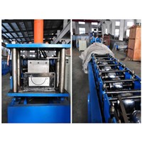 Seamless Half Round Gutter Roll Forming Machine For Run Copper , Aluminum Or Steel