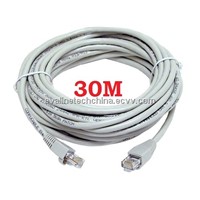 Sell 100FT 100 FT RJ45 CAT5 CAT5E Ethernet LAN Network Cable WHITE Brand New 30M