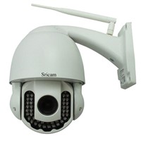 Sricam HD 1.0 MegaPixel Outdoor Waterproof P2P 5x Optical Zoom Wireless Security Camera