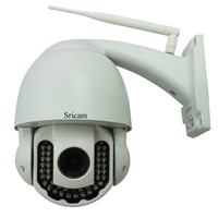 Sricam HD 1.0 MegaPixel Waterproof Wireless P2P 5x Optical Zoom Wifi Outdoor Camera IP