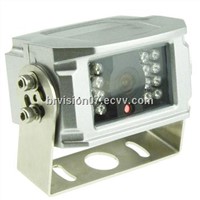 Stainless steel rear view camera, wide angle view waterproof housing design night vision, audio