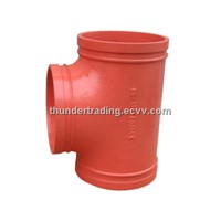 Tee for Fire Pipe, Pipe Fittings, Groove Fittings