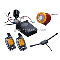 Two Way LCD Pager Motorcycle Alarm with Microwave Sensor (FSK 3000m long range)