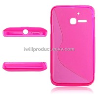 cell phone tpu case for alcatel one touch m'pop