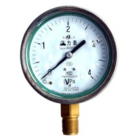 pressure gauge with stainless steel case and oil