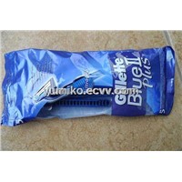 disposable razor Gillette Blue II plus(5pcs/poly bag Russian version)