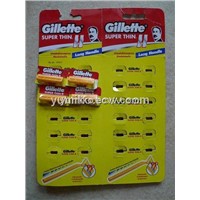 disposable razor Gillette SUPER THIN II(24pcs/card)