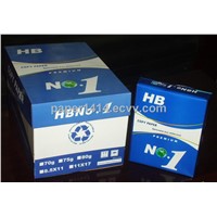 HB No 1 paper Letter Size 8.511,75gsm and 80gsm