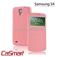 View Flip Cover for Samsung S4 (pink)