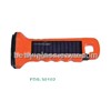 Solar Flashlight / Orange Solar Torch / 5 LED Portable Solar Flashlight
