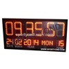 Electronic led clock digital board with temperature