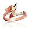 Small Fox Plated 18K Rose Gold Ring