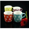 Stoneware color glazed coffee mug