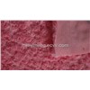 fine polyester knitted PV plush fleece with dull yarn embossed rose patten