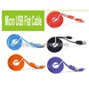 micro USB Flat Data Cable Mobile Phone Data Charger Combo Cable