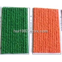 100% polyester nonwoven needle punched ribbed carpet