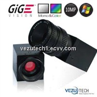 10MP Gigabit Ethernet (GigE) Industrial Camera for Machine Vision