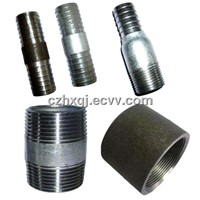 BSPT thread Carbon steel pipe nipple and sockets china manufacturer