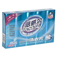 High Efficiency Plush Silk Laundry Detergent Sheet(Fresh Flower Fragrance)