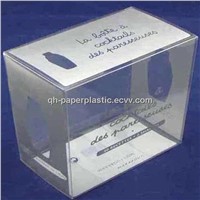 QH-Box-019 Clear Cosmetic PVC Box/ Plastic PVC Gift Box