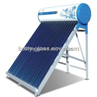 Integrated Solar Water Heater with Vacuum Tubes and Water Tank Green Energy Solar Home System