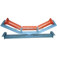 Trough carrying roller group