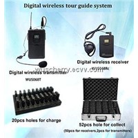 2.4G Digital Wireless Tour Guide System for conference/tourism/factory