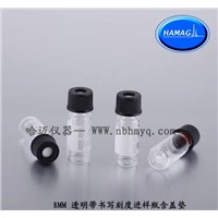4mL Screw Top glass vials for Autosampler,Clear glass bottles15x45 mm,13-425 Screw Thread