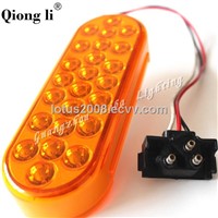 6 INCH OVAL LED STOP TURN TAIL LAMP DOT SAE APPROVED