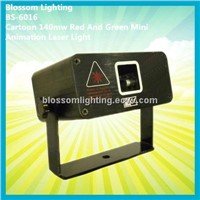 Cartoon 140mw Red And Green Mini Animation Laser Light (BS-6016)