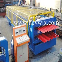 Color Roman tile roofing sheet roll forming machine