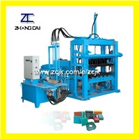 Colorful hydraulic paver brick machinery QTY3000