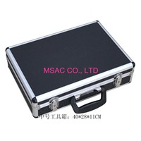 Custom Aluminum Tool Cases With Lock , Black Diamond ABS Tool Cases