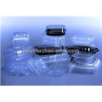 Disposable PET Plastic Containers, Food Storage Box, Fruit Container , Food Grade