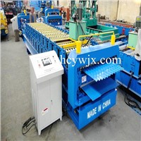 Double layer crimping/corrugated steel sheet cold roll former machine