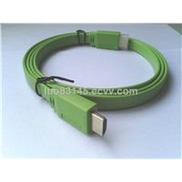 Flat HDMI cable in various color