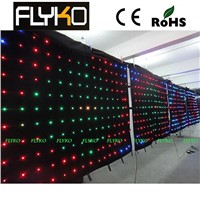 2015 New Design Video Vision LED Curtain for Stage Decor / Flexible LED Curtain