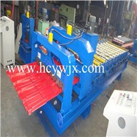 Glazed tile roofing panel forming machine