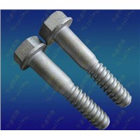 High strength screw spike