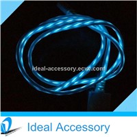 Hot Selling El Visible flashing USB data cable for iPhone5/5s/5c and other 8pin device