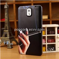 Hot selling Smoking 3D DIY Printing Patterned Embossing back case for note3