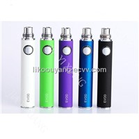 Huge vapor colorful Electronic cigarette evod battery 650/900/1100mAh available