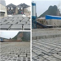 Hydraulic Small Invest Cement Brick Machine Line QTY4-25