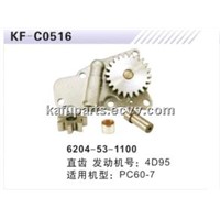 Komatsu PC60-7 4D95 Oil Pump 6204-53-1100 for Excavator Engine Part