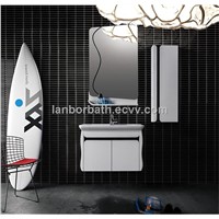 LANBOR new modern water proof solid wood glossy bathroom vanity cabinet FS1302