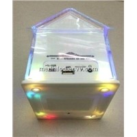 LED House shape Mini speaker