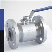 Lever Operation Flanged Floating Two Pieces Ball Valve