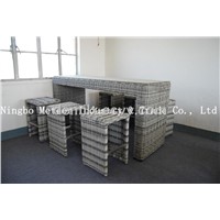 MTC-054 cast aluminum outdoor furniture-PVC pipe outdoor furniture