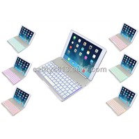Magnetic Slot design Bluetooth Keyboard for iPad Air with 7color backlight