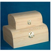 Natural Plain Wooden Storage Boxes for DIY